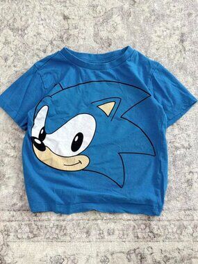 kids vintage all over print Sonic tee shirt Hedgehog AOP tee